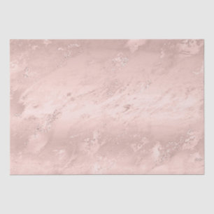 Papel De Seda Glam Girly Rubor Pink Glitzy Marble