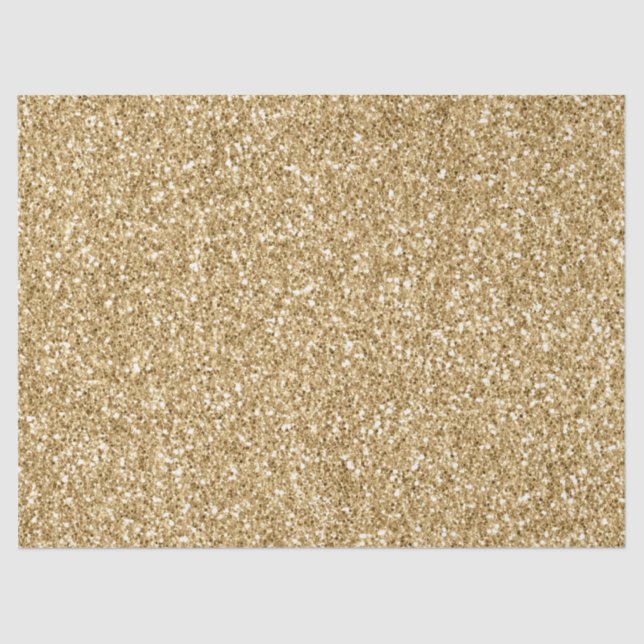 Papel De Seda Glam Gold Glitzy Purpurina   (Anverso)