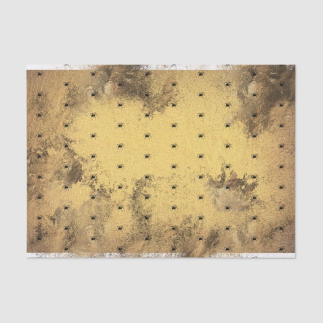 Papel De Seda Glam gótico de Halloween | Araña | (Anverso)