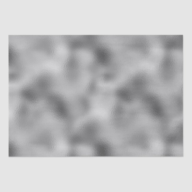 Papel De Seda Glam plateado (Anverso)