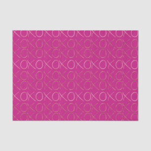 Papel De Seda Glam XOXO Rosado Oro