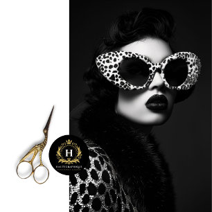 Papel De Seda Glamour Vintage Estampado de Leopardo Punk Rock De