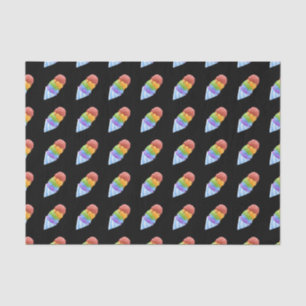 Papel De Seda Glitch Food sno cona rainbow