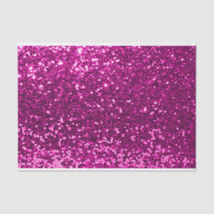 Papel De Seda Glitter Rosa Fucsia Brillante Dulce 16 Cumpleaños 