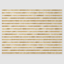 Glitzy Gold White Glam Purpurina Sparkle Stripes  