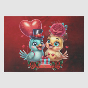 Papel De Seda Globo cardíaco y magia Rosa: un romance de plumas,