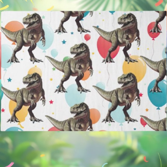 Papel De Seda Globo Fiesta de Dinosaurio (Dino-Mite Birthday Party Supplies! It’s going to be a roar-some time for everyone!

)