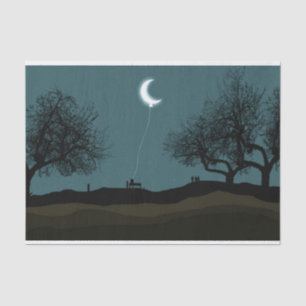 Papel De Seda Globo lunar