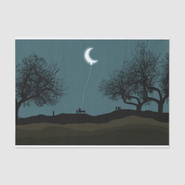 Papel De Seda Globo lunar (Anverso)