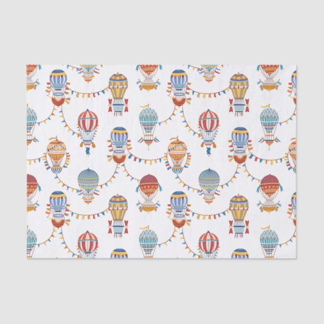 Papel De Seda Globos Aerostáticos (Anverso)