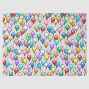 Papel De Seda Globos Coloridos