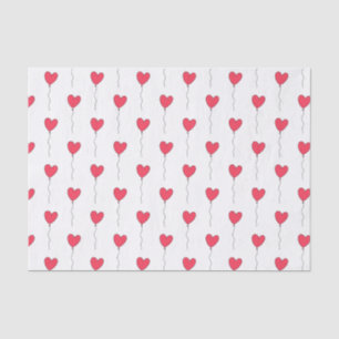 Papel De Seda Globos de Corazón