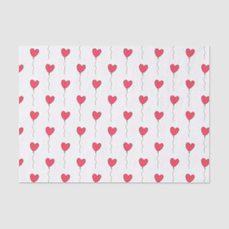Papel De Seda Globos de Corazón