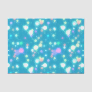 Papel De Seda Globos de fiesta brillantes azules