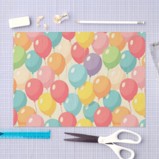 Papel De Seda Globos de fiesta en diferentes colores