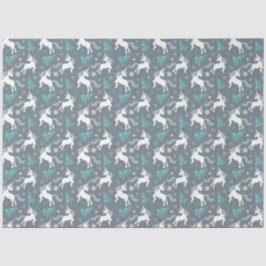 Papel De Seda Globos de invierno Patrón gris oscuro