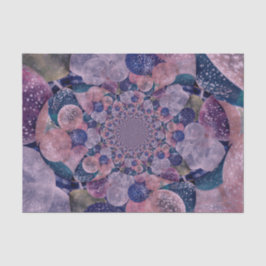 Papel De Seda Globos suavemente rosados, púrpuras y azules del