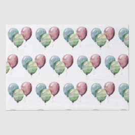 Papel De Seda Globos y estrellas