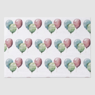 Papel De Seda Globos y estrellas