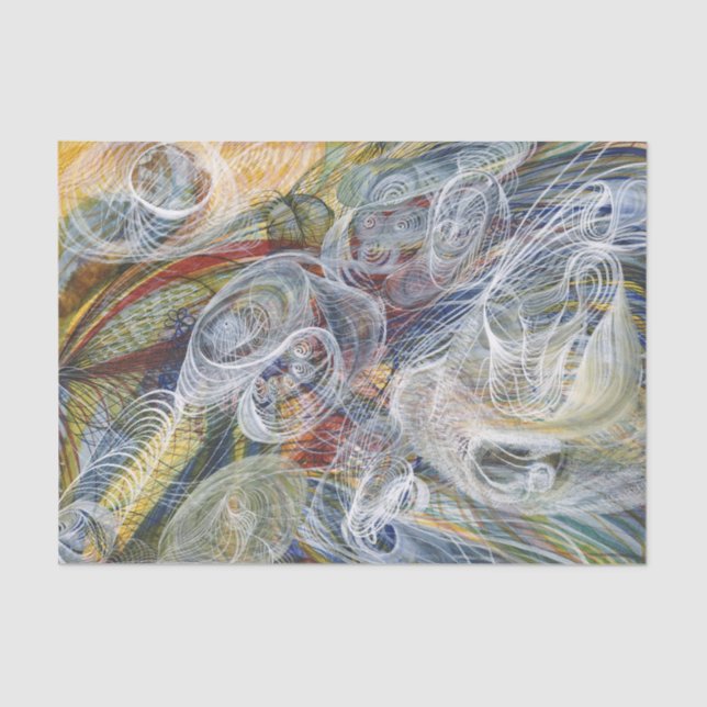 Papel De Seda Gloria a Dios de Georgiana Houghton (Anverso)