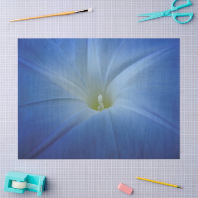 Papel De Seda Gloria azul celestial foto de cierre (Artesanía)