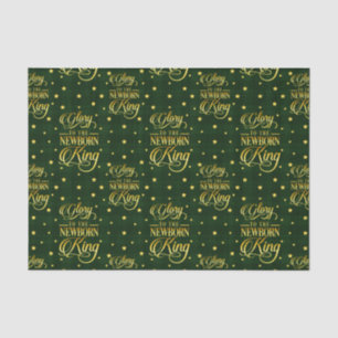 Papel De Seda Gloria del recién nacido Rey Stars Tartán