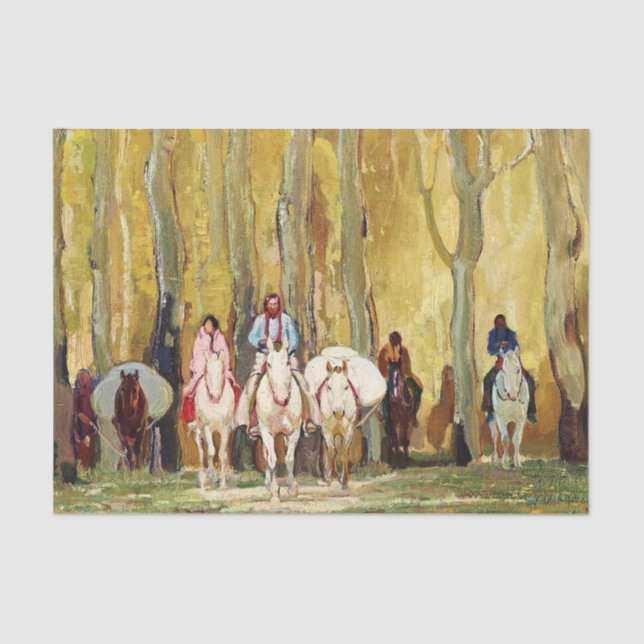 Papel De Seda "Glorietta" por W Herbert Dunton (Anverso)