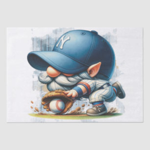 Papel De Seda Gnome de béisbol