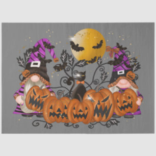 Papel De Seda Gnome gris de Halloween