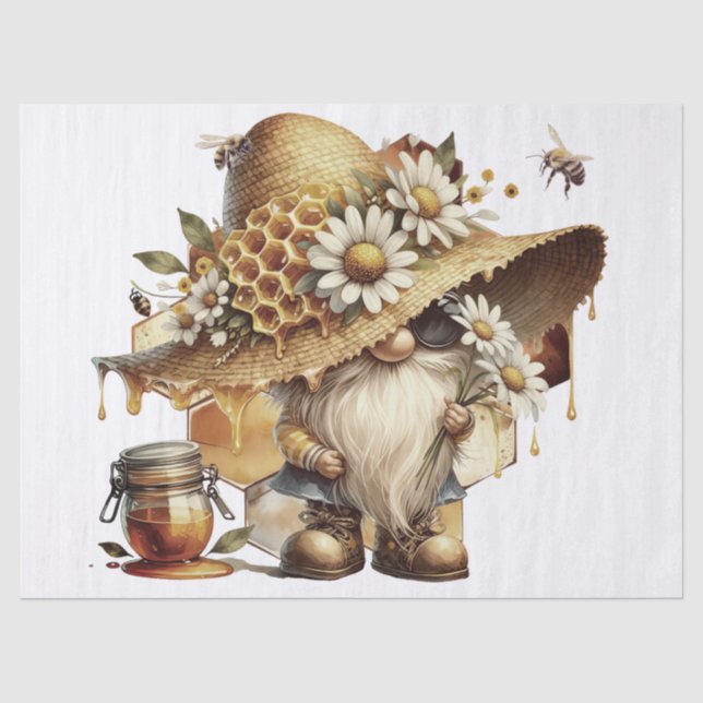 Papel De Seda Gnome, Honeycomb y Dasies (Anverso)