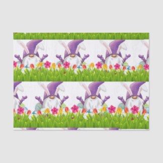 Papel De Seda Gnome púrpura de Pascua