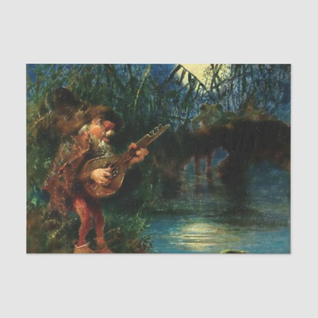 Papel De Seda "Gnome Serenade" por Heinrich Schlitt (Anverso)