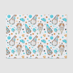 Papel De Seda Gnomes de navidades con adorables decoraciones rus