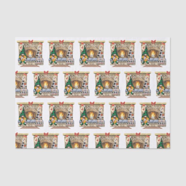 Papel De Seda Gnomes en casa (Anverso)