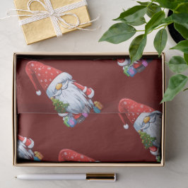 Papel De Seda Gnomo de Navidad Gonk vestido con un traje festivo