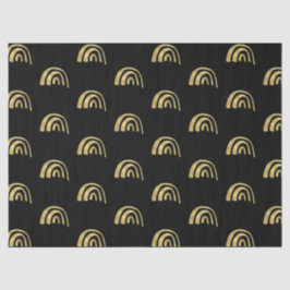 Papel De Seda Gold Rainbow and black