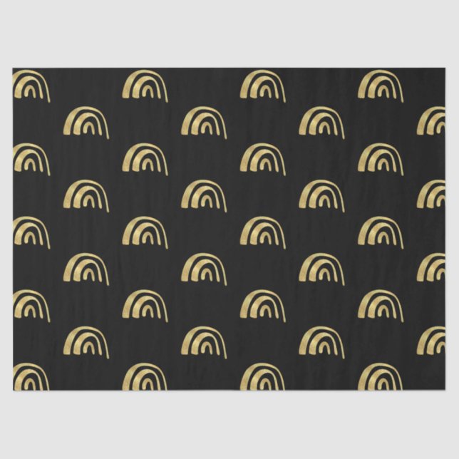 Papel De Seda Gold Rainbow and black  (Anverso)