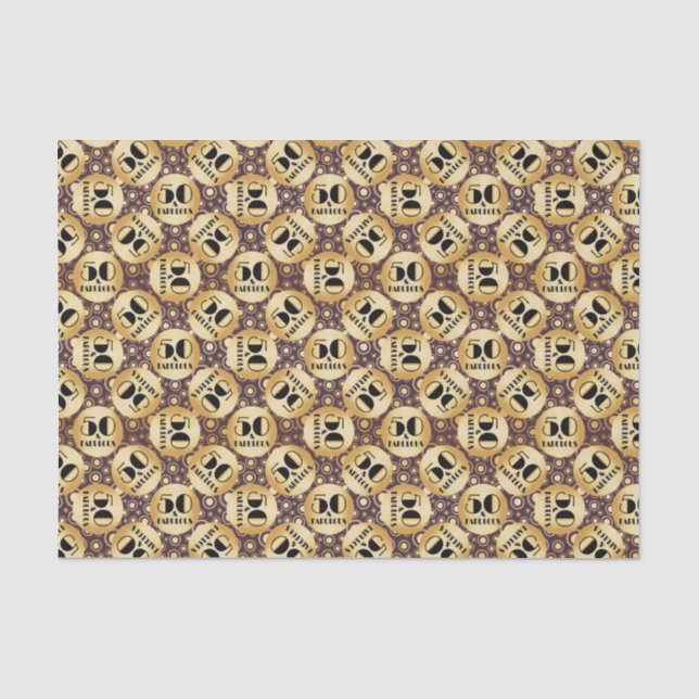 Papel de seda Golden Fabulous Fifty (Anverso)
