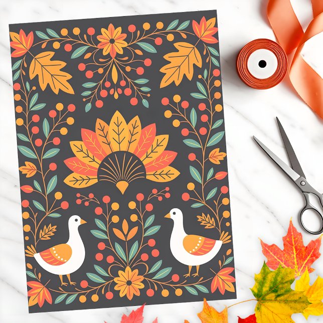 Papel De Seda Golden Oak y Berry en el Día de Acción de Gracias  (Subido por el creador)