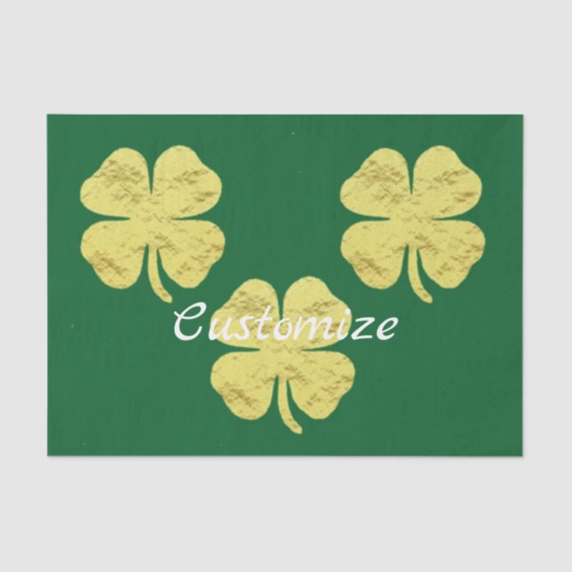 Papel De Seda Golden Shamrock Thunder_Cove (Anverso)