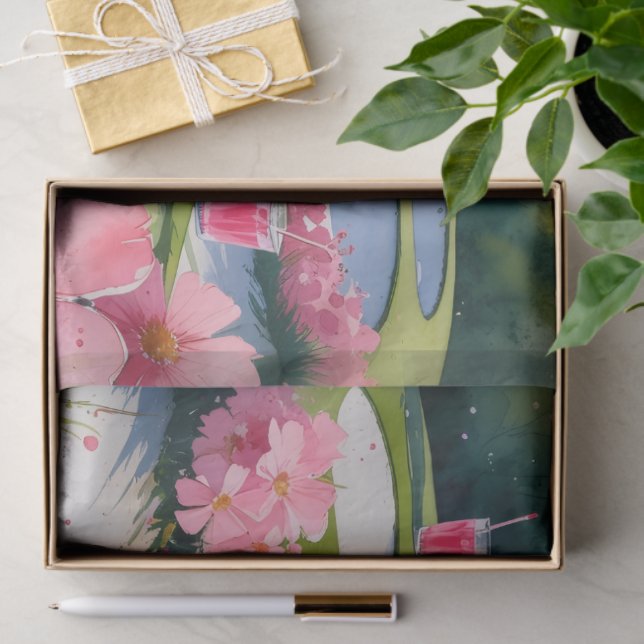 Papel De Seda Golf 50 cumpleaños con número para golfista (Regalo )