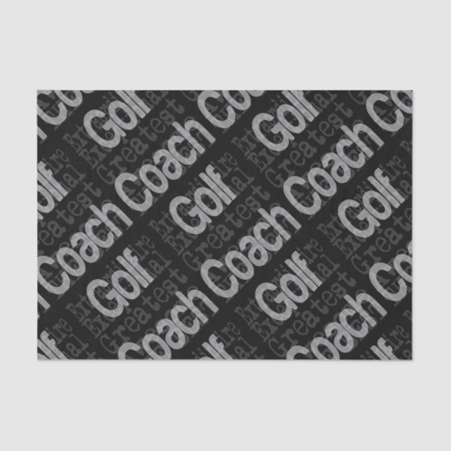 Papel De Seda Golf Coach Extraordinaire (Anverso)