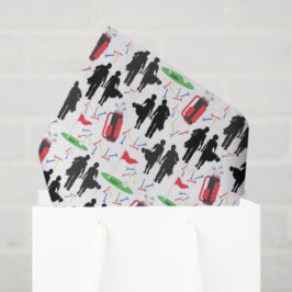 Papel De Seda Golf Couple Tissue Paper