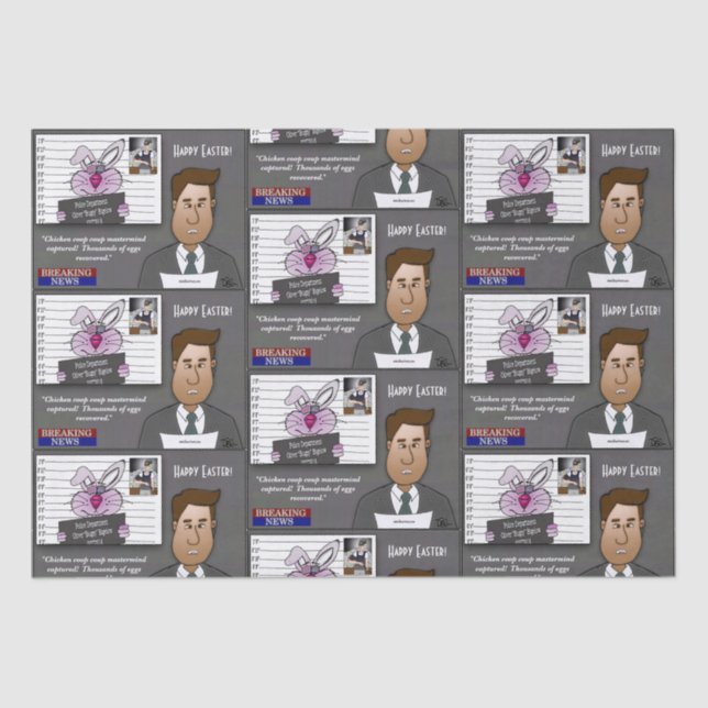 Papel De Seda Golpe de policía de pollo (Anverso)