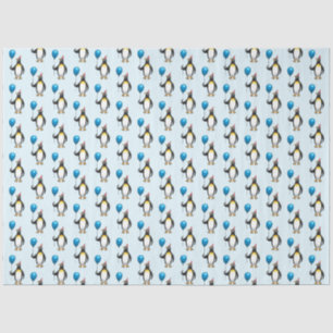 Papel De Seda Gorra de fiesta de globo de pingüino