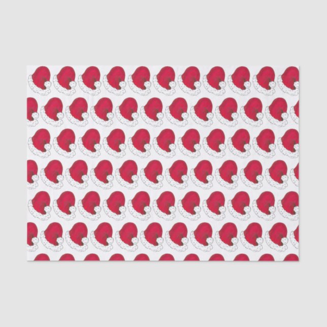 Papel De Seda Gorra de Papá Noel Feliz Navidad Navidad (Anverso)