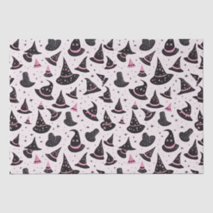 Papel De Seda Gorras de brujas negras y rosas rompen Halloween r