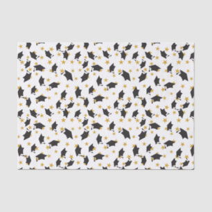 Papel De Seda Gorras De Graduación Y Estrellas