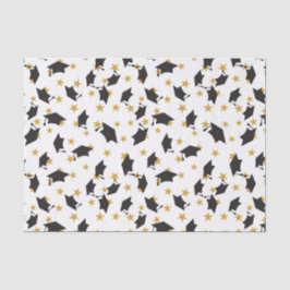 Papel De Seda Gorras de graduación y estrellas