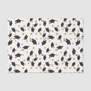 Papel De Seda Gorras de graduación y estrellas